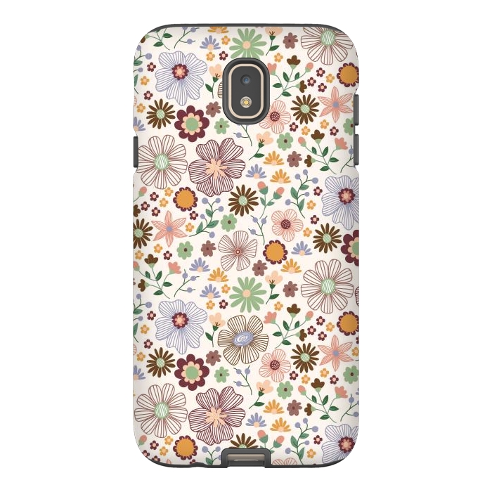 Galaxy J7 StrongFit Autumn Wild Bloom by TracyLucy Designs