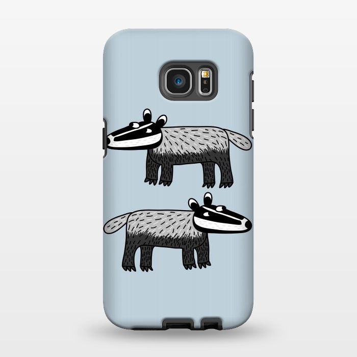 Galaxy S7 EDGE StrongFit Badgers by Nic Squirrell