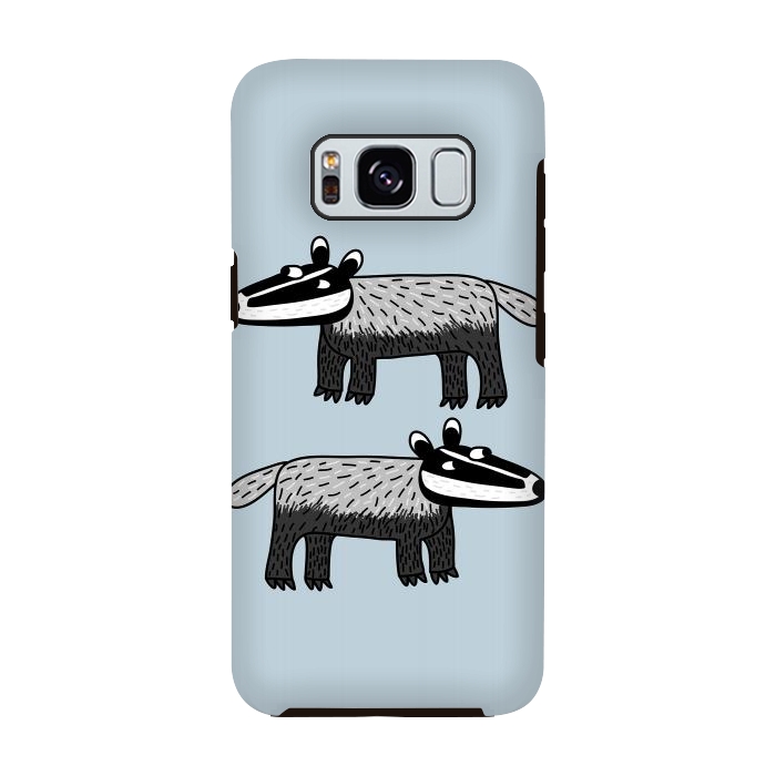 Galaxy S8 StrongFit Badgers by Nic Squirrell