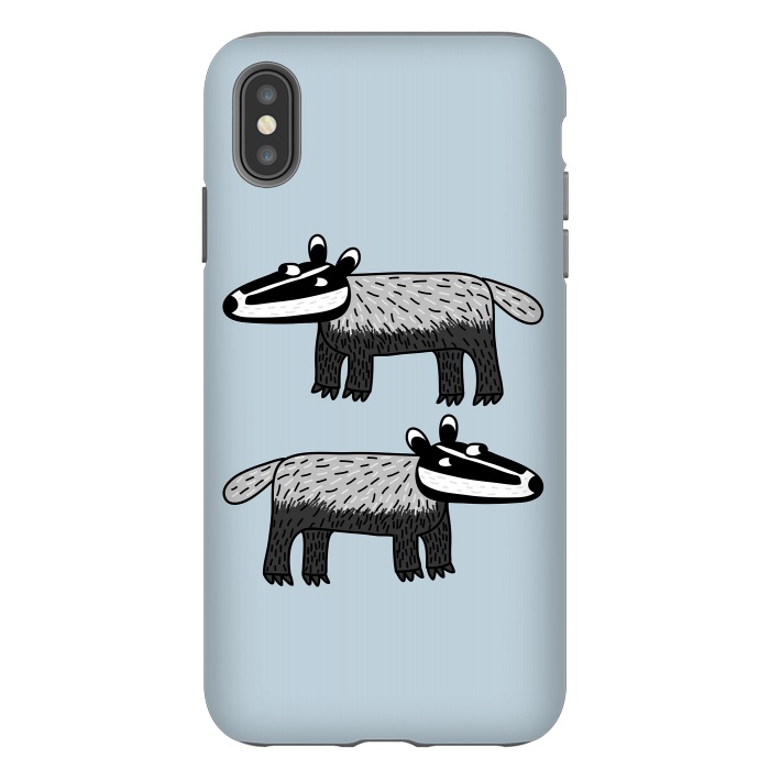 iPhone Xs Max StrongFit Badgers by Nic Squirrell