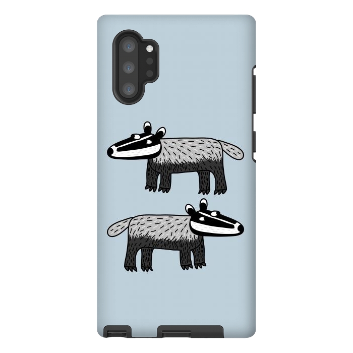 Galaxy Note 10 plus StrongFit Badgers by Nic Squirrell