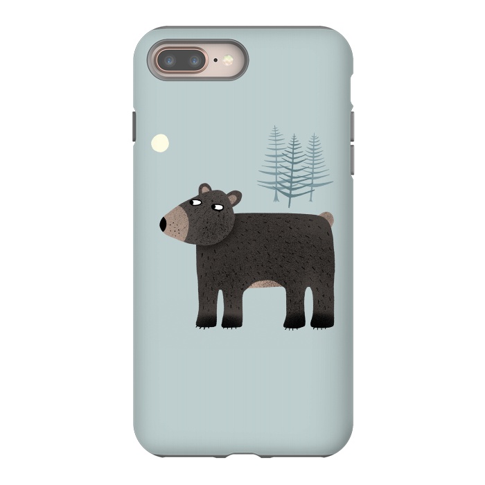 iPhone 7 plus StrongFit The Bear, the Trees and the Moon by Nic Squirrell
