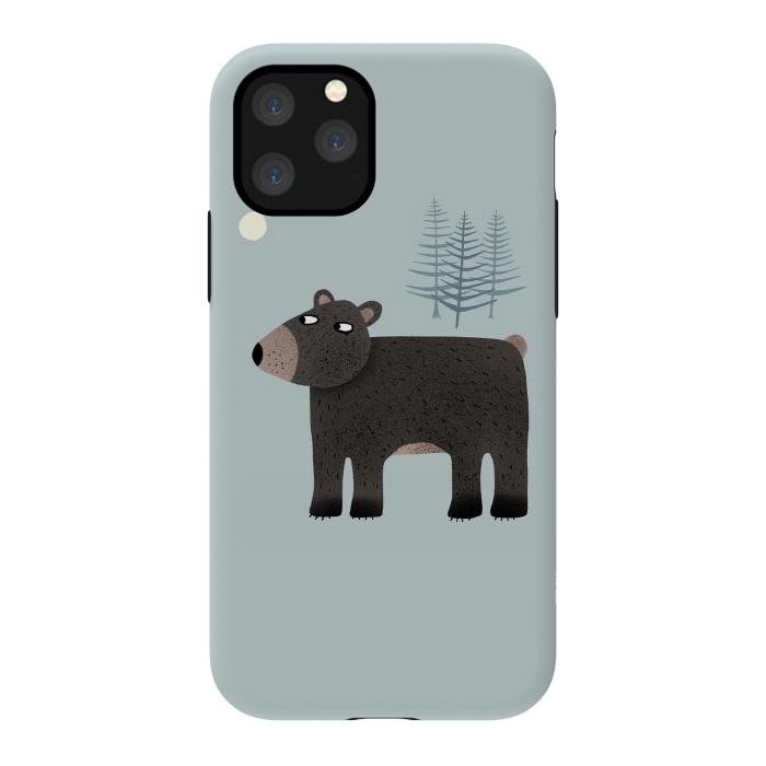 iPhone 11 Pro StrongFit The Bear, the Trees and the Moon by Nic Squirrell
