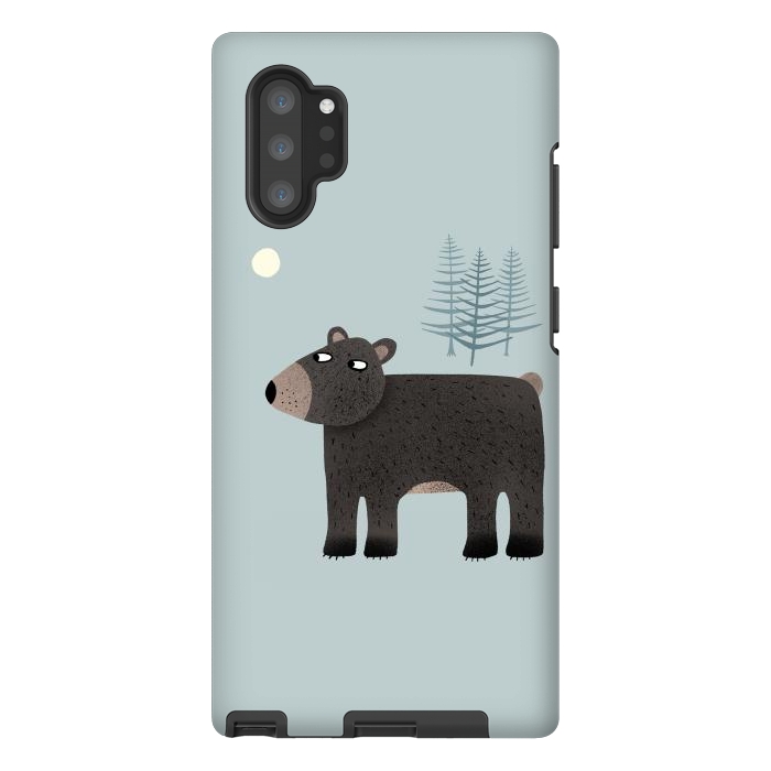 Galaxy Note 10 plus StrongFit The Bear, the Trees and the Moon by Nic Squirrell