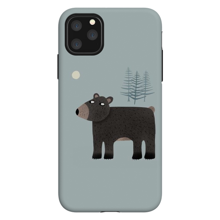 iPhone 11 Pro Max StrongFit The Bear, the Trees and the Moon by Nic Squirrell