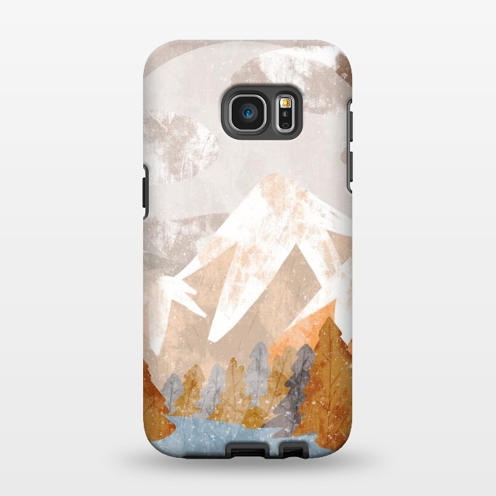 Galaxy S7 EDGE StrongFit A cold autumn land by Steve Wade (Swade)
