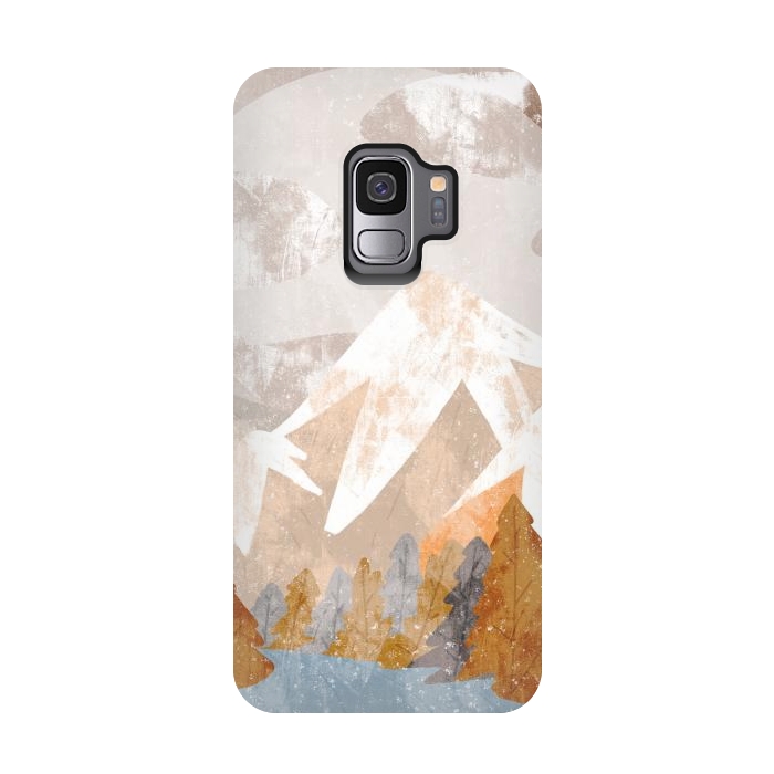 Galaxy S9 StrongFit A cold autumn land by Steve Wade (Swade)