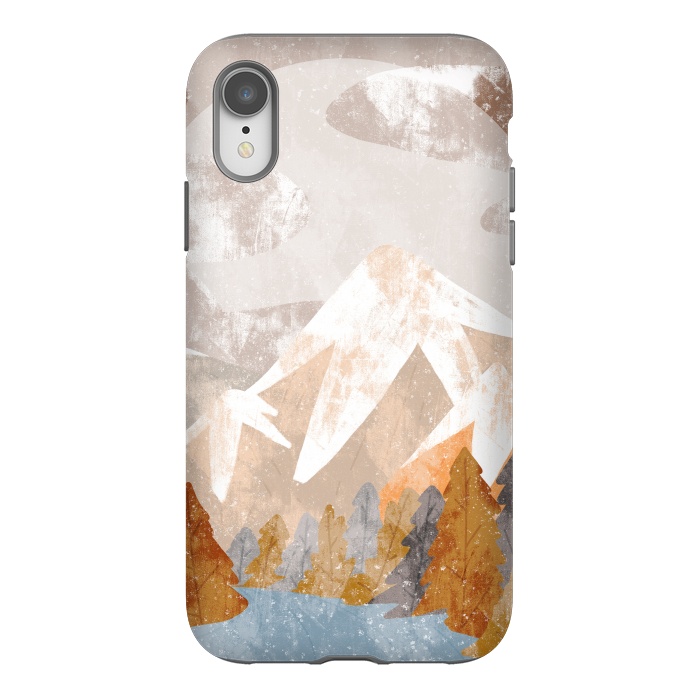 iPhone Xr StrongFit A cold autumn land by Steve Wade (Swade)