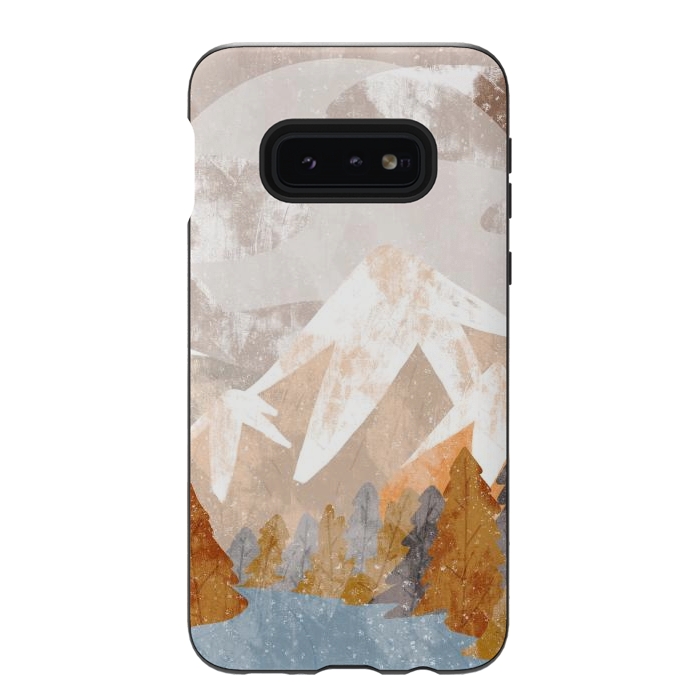 Galaxy S10e StrongFit A cold autumn land by Steve Wade (Swade)
