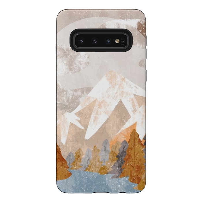 Galaxy S10 StrongFit A cold autumn land by Steve Wade (Swade)