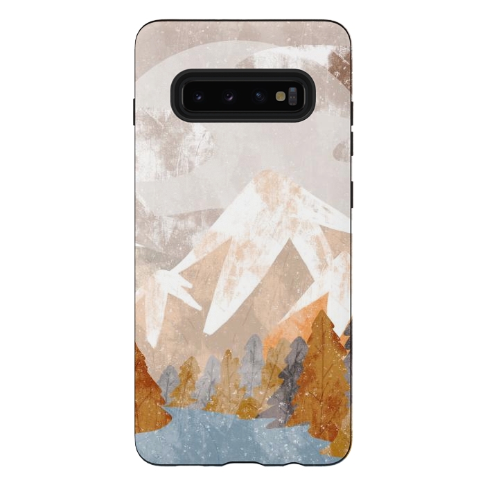 Galaxy S10 plus StrongFit A cold autumn land by Steve Wade (Swade)