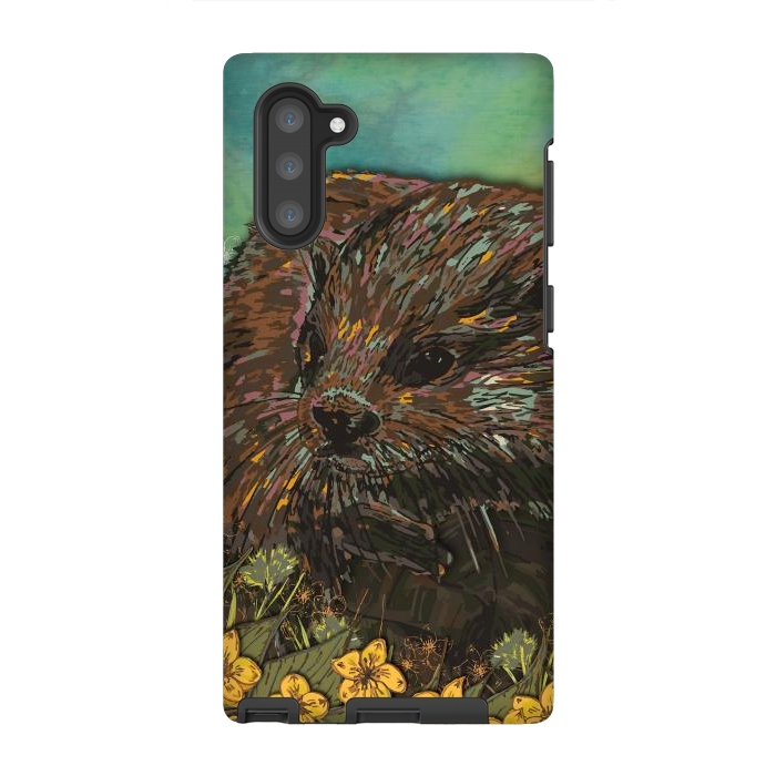 Galaxy Note 10 StrongFit Otter by Lotti Brown