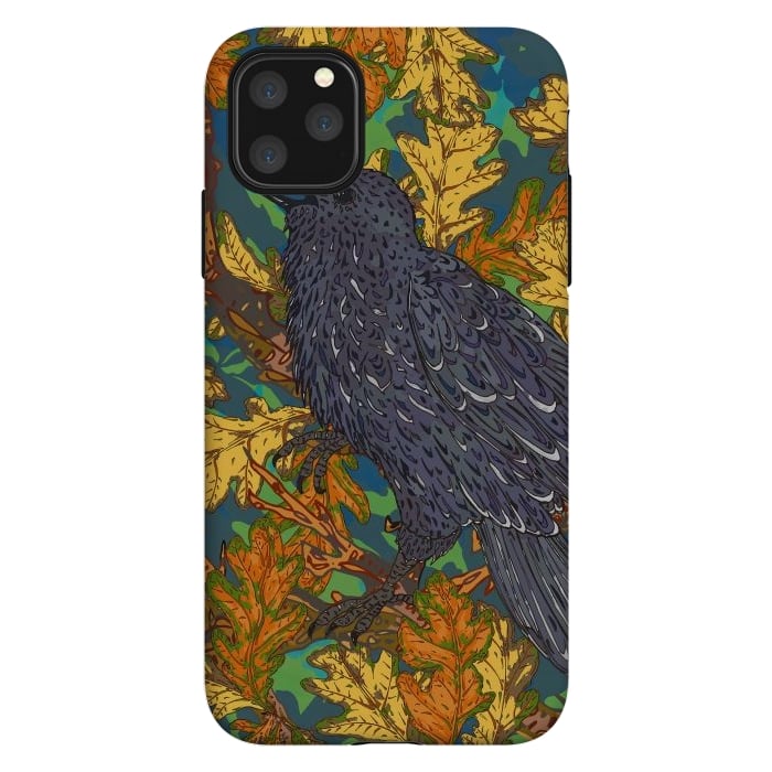 iPhone 11 Pro Max StrongFit Raven and Oak by Lotti Brown