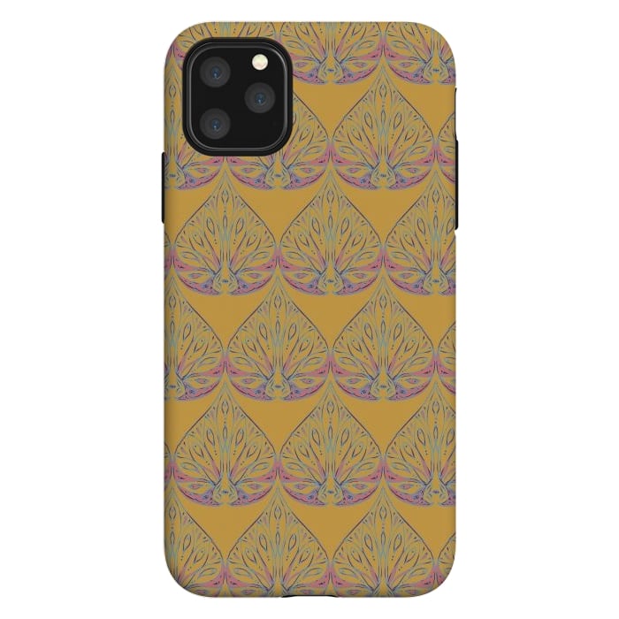 iPhone 11 Pro Max StrongFit Art Deco - Yellow by Lotti Brown