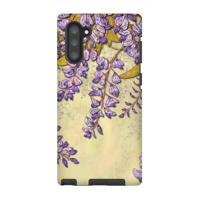 Galaxy Note 10 StrongFit Wisteria by Lotti Brown