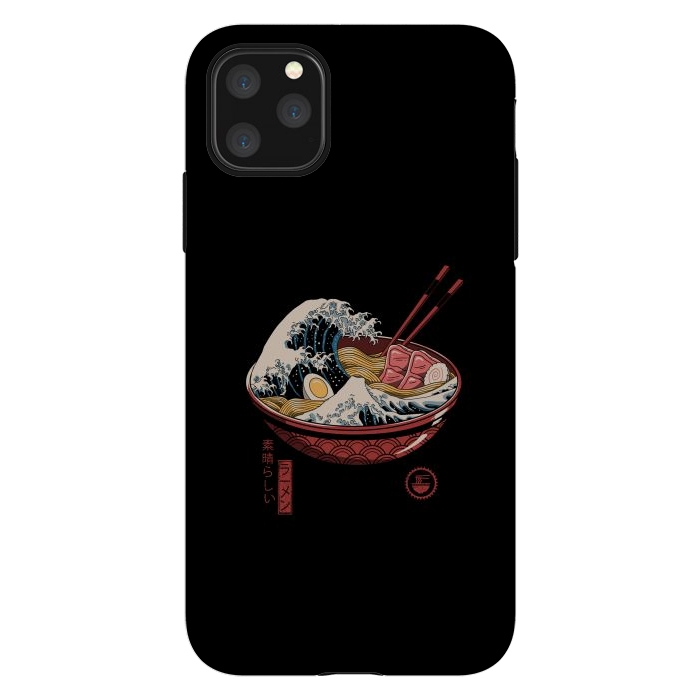 iPhone 11 Pro Max StrongFit Great Ramen Wave by Vincent Patrick Trinidad