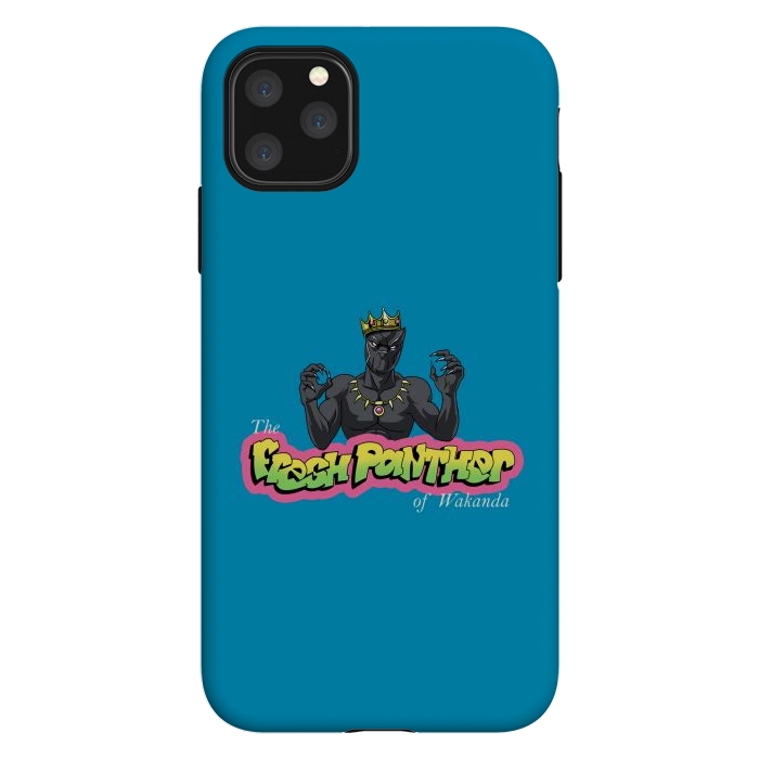 iPhone 11 Pro Max StrongFit The Fresh Panther of Wakanda by Vincent Patrick Trinidad