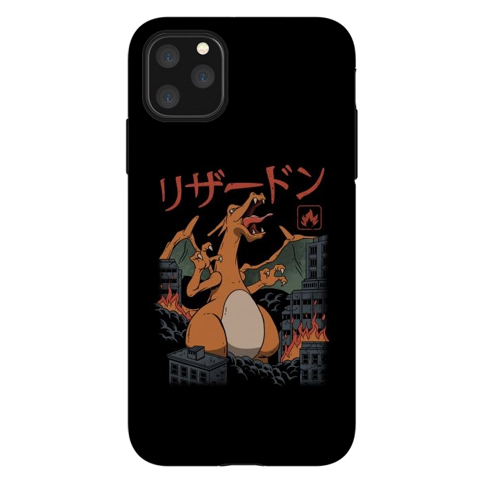 iPhone 11 Pro Max StrongFit Fire Kaiju by Vincent Patrick Trinidad