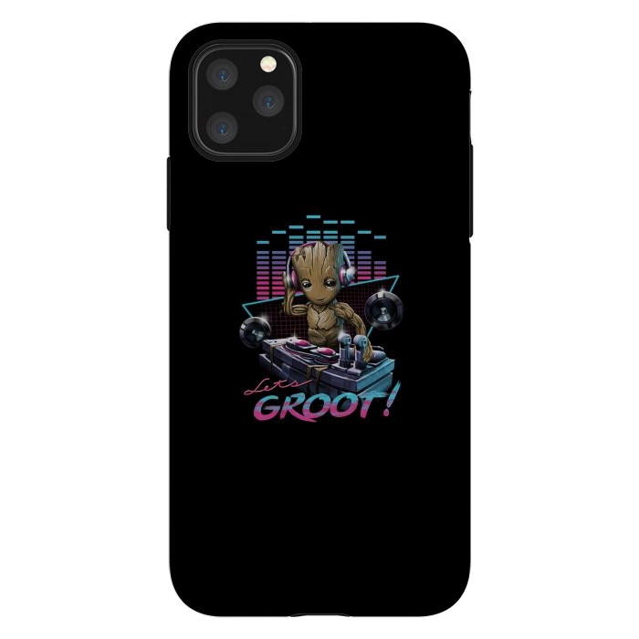 iPhone 11 Pro Max StrongFit Let's Groot by Vincent Patrick Trinidad
