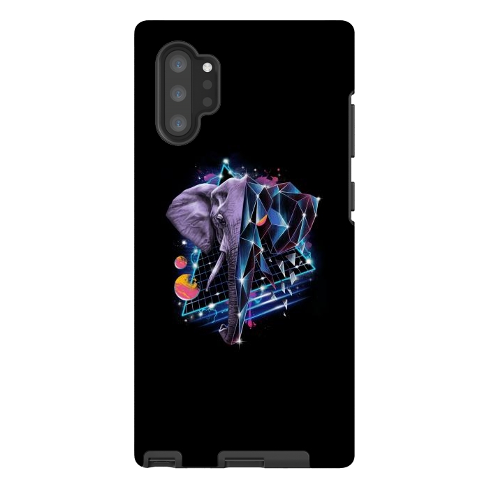 Galaxy Note 10 plus StrongFit Rad Elephant by Vincent Patrick Trinidad
