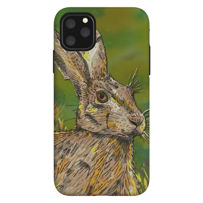 iPhone 11 Pro Max StrongFit Summer Hare by Lotti Brown
