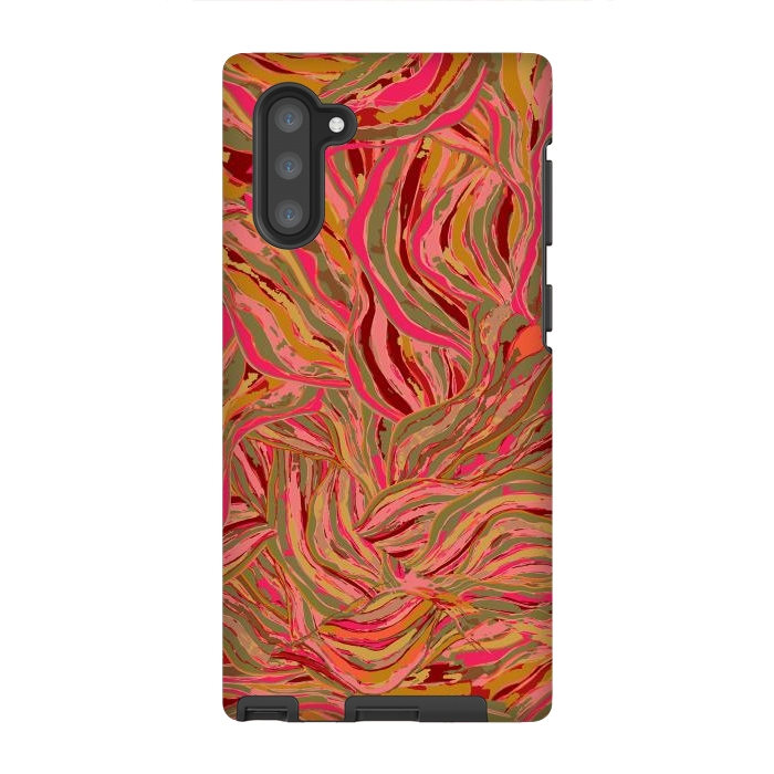 Galaxy Note 10 StrongFit Rocky Ripples Carnival by Lotti Brown