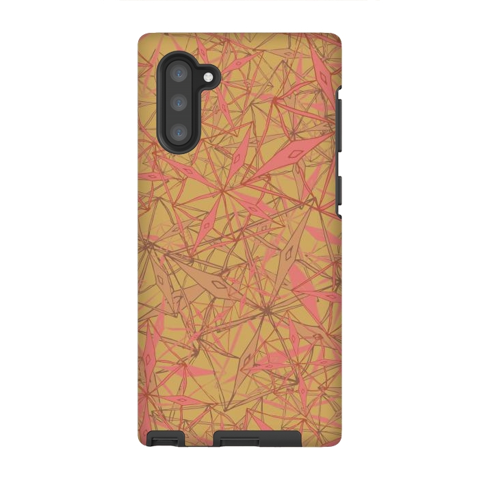 Galaxy Note 10 StrongFit Summer Geometric by Lotti Brown