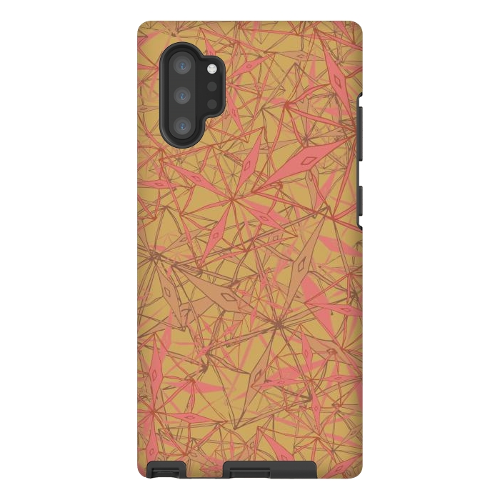 Galaxy Note 10 plus StrongFit Summer Geometric by Lotti Brown