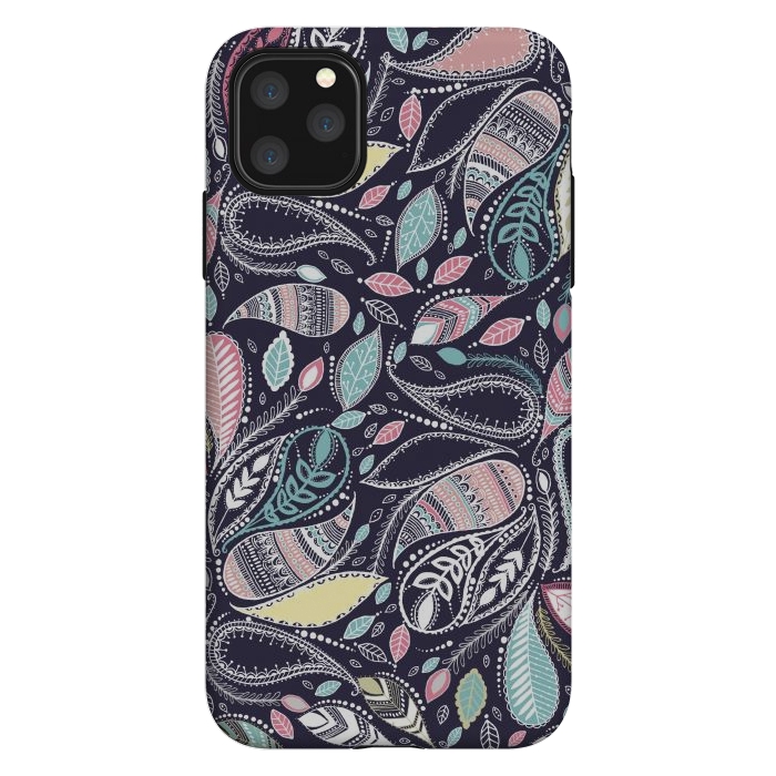 iPhone 11 Pro Max StrongFit Paisley Princess by Rose Halsey