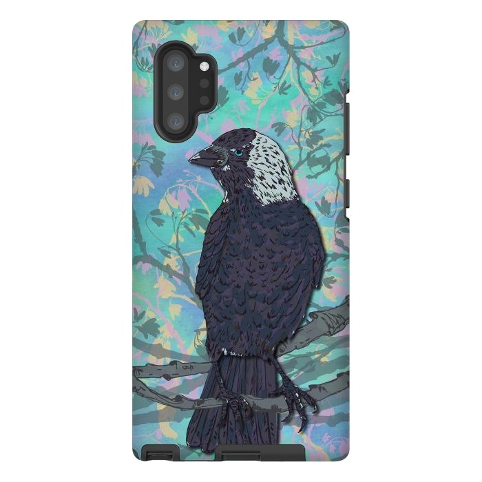 Galaxy Note 10 plus StrongFit Forever Jackdaw by Lotti Brown