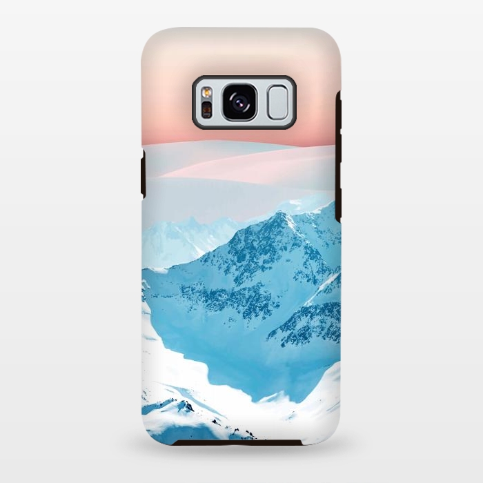 Galaxy S8 plus StrongFit Snow & Blush Horizon by Uma Prabhakar Gokhale