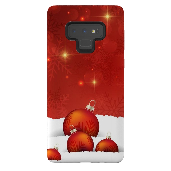 Galaxy Note 9 StrongFit Red Christmas by Texnotropio