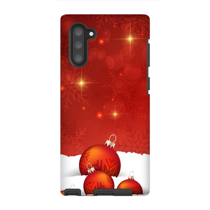 Galaxy Note 10 StrongFit Red Christmas by Texnotropio