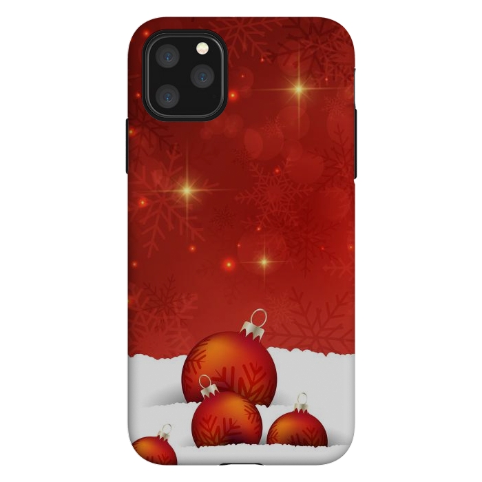iPhone 11 Pro Max StrongFit Red Christmas by Texnotropio
