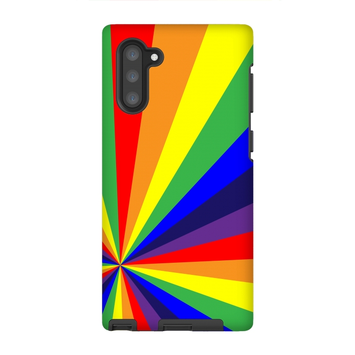 Galaxy Note 10 StrongFit rainbow rays by MALLIKA
