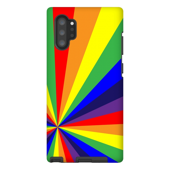 Galaxy Note 10 plus StrongFit rainbow rays by MALLIKA