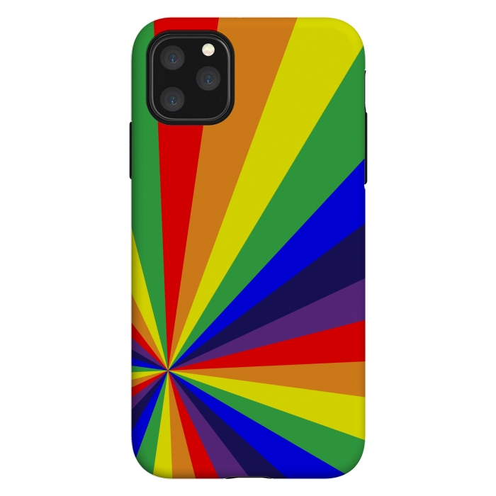 iPhone 11 Pro Max StrongFit rainbow rays by MALLIKA