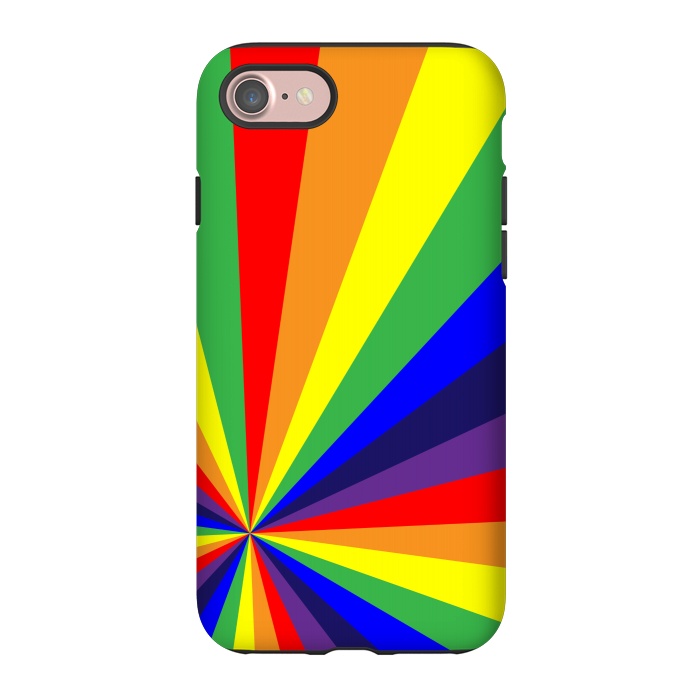iPhone 7 StrongFit rainbow rays by MALLIKA