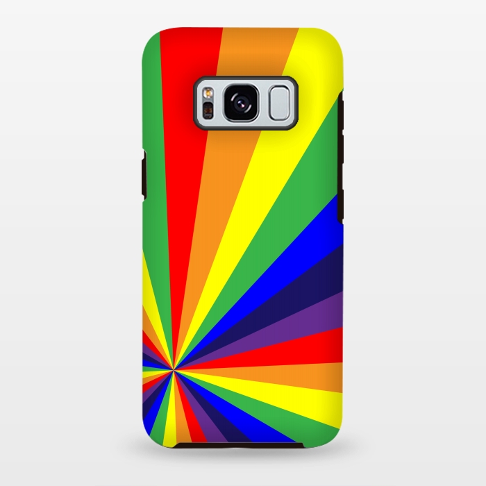 Galaxy S8 plus StrongFit rainbow rays by MALLIKA