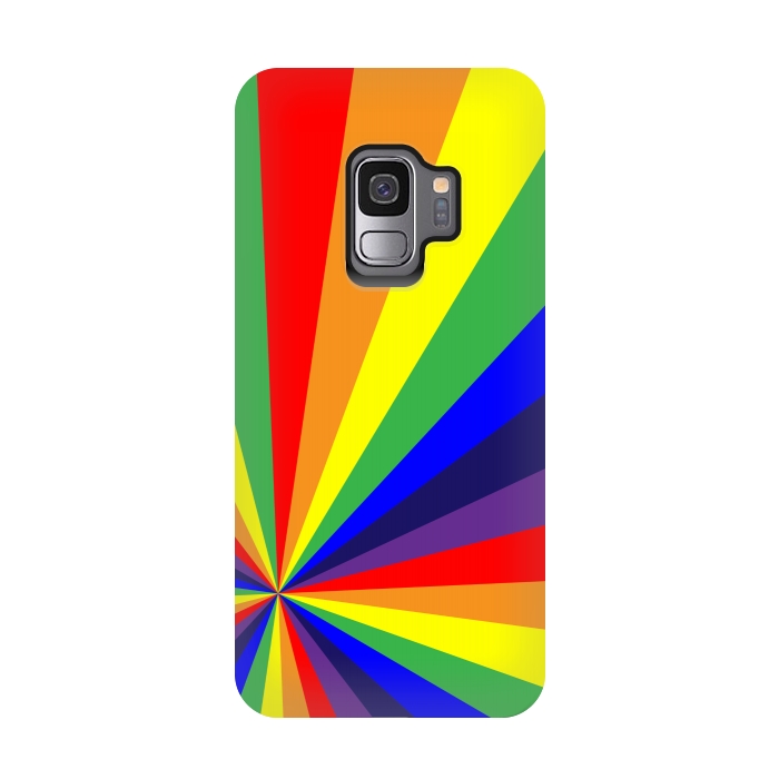 Galaxy S9 StrongFit rainbow rays by MALLIKA