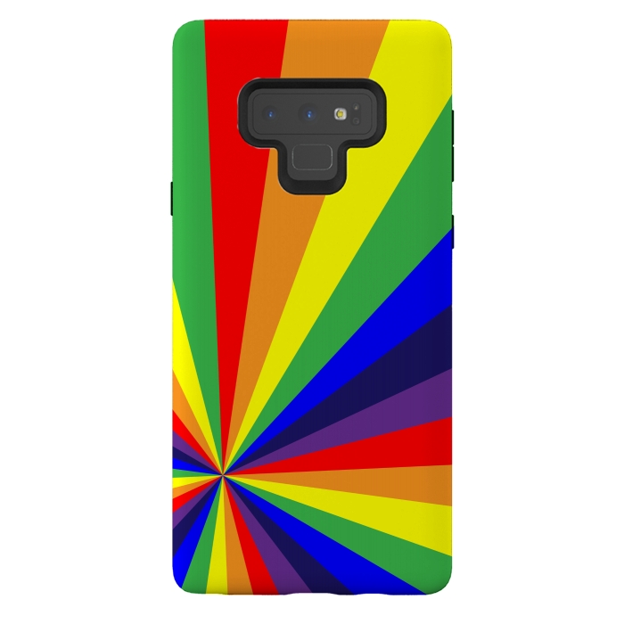 Galaxy Note 9 StrongFit rainbow rays by MALLIKA