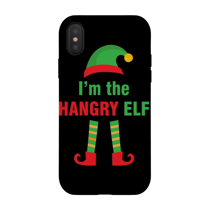 iPhone Xs / X StrongFit I'M THE HANGRY ELF by MALLIKA