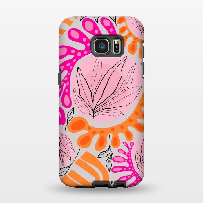 Galaxy S7 EDGE StrongFit Matiso Floral by Hanny Agustine