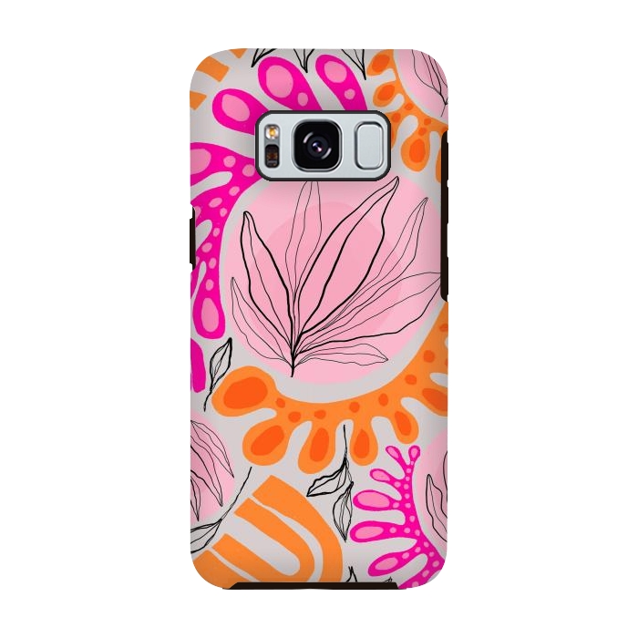 Galaxy S8 StrongFit Matiso Floral by Hanny Agustine