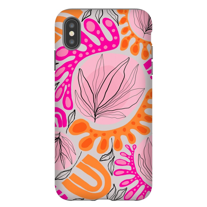 iPhone Xs Max StrongFit Matiso Floral by Hanny Agustine