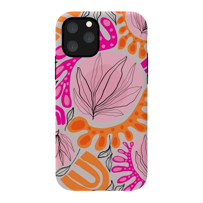 iPhone 11 Pro StrongFit Matiso Floral by Hanny Agustine