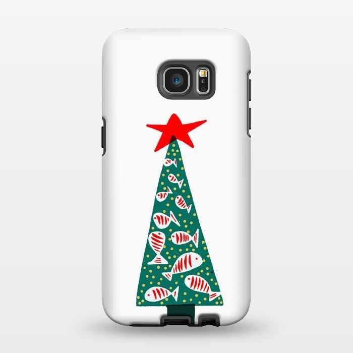 Galaxy S7 EDGE StrongFit Christmas Tree 1 by Hanny Agustine