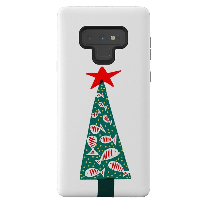 Galaxy Note 9 StrongFit Christmas Tree 1 by Hanny Agustine