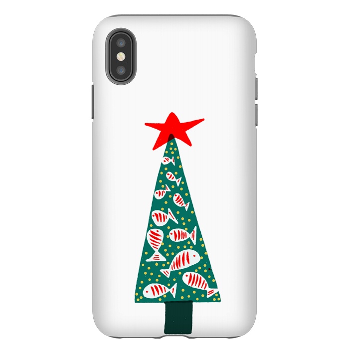 iPhone Xs Max StrongFit Christmas Tree 1 by Hanny Agustine