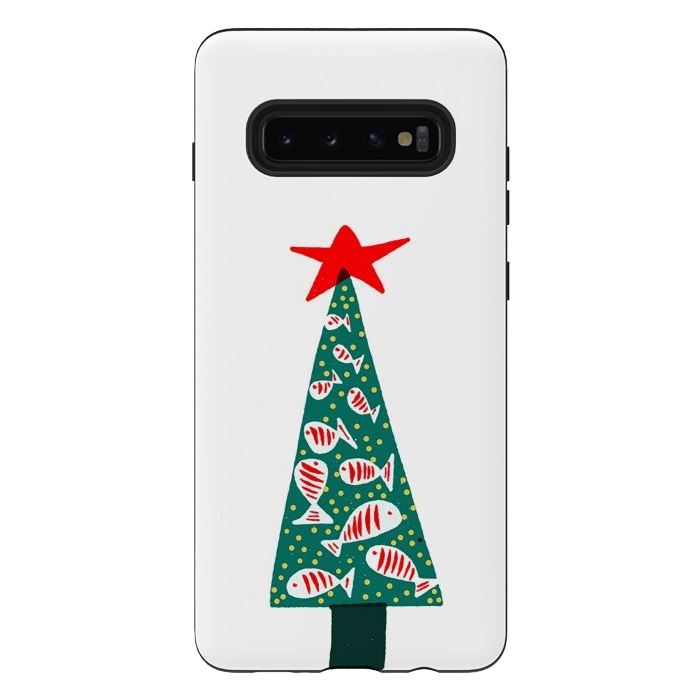 Galaxy S10 plus StrongFit Christmas Tree 1 by Hanny Agustine